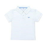 Carter Polo in Bailey's Bay Blue Stripe