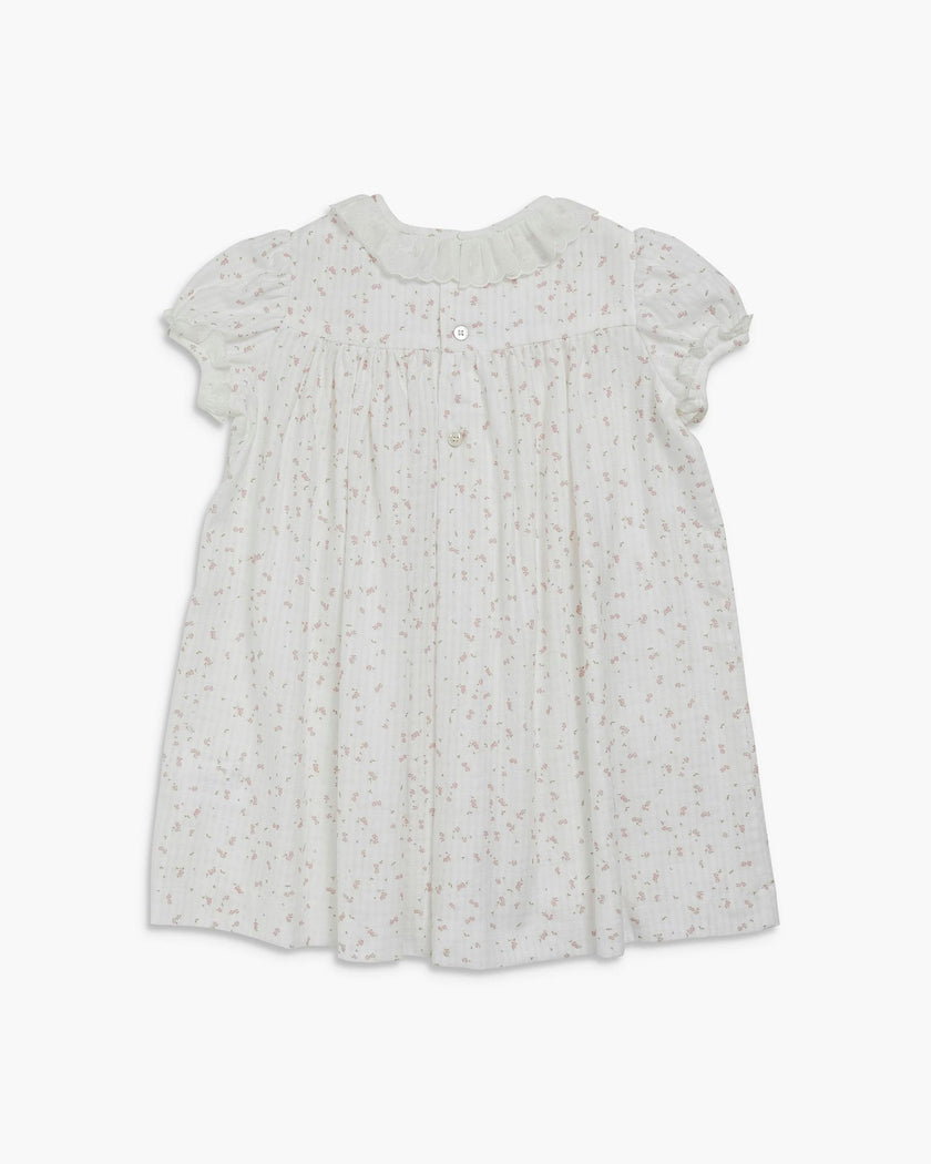 Belle Dress Jacquard Pink