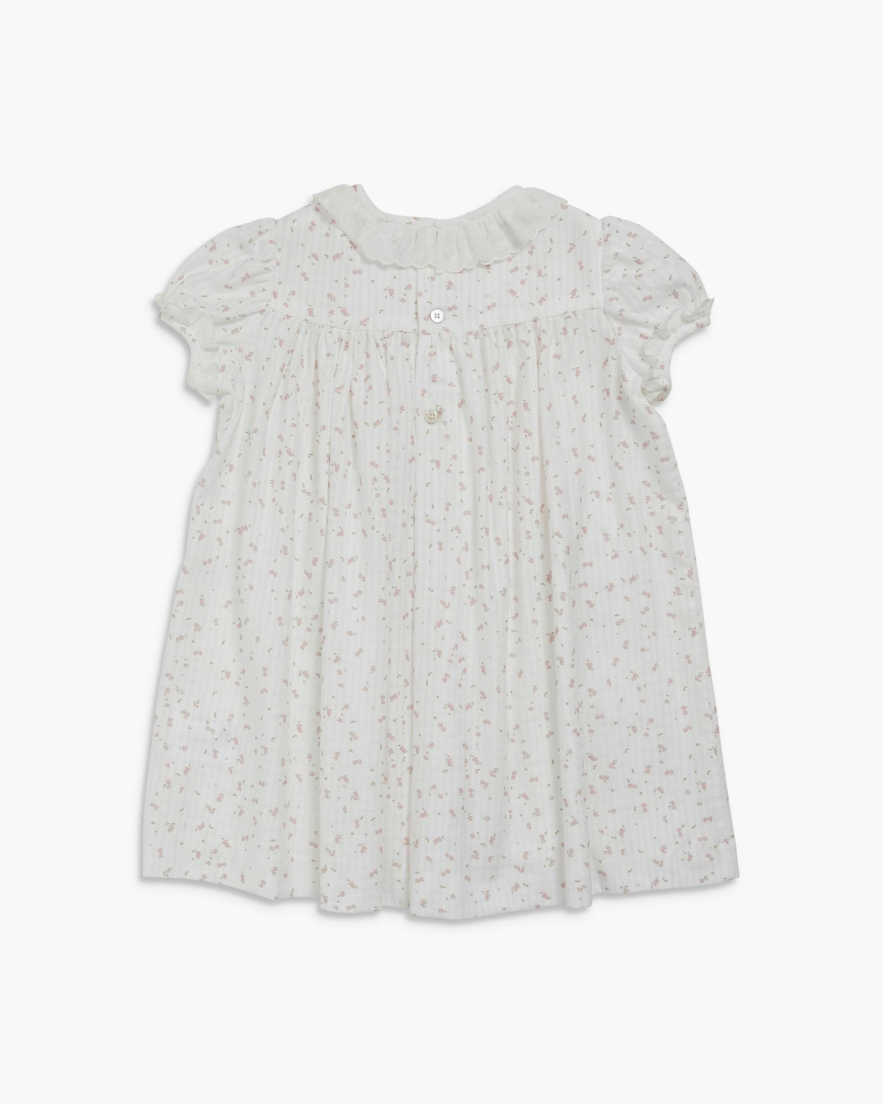 Belle Dress Jacquard Pink