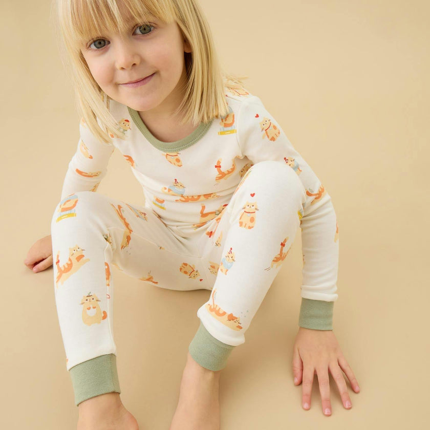Cat Nap Pajama Set