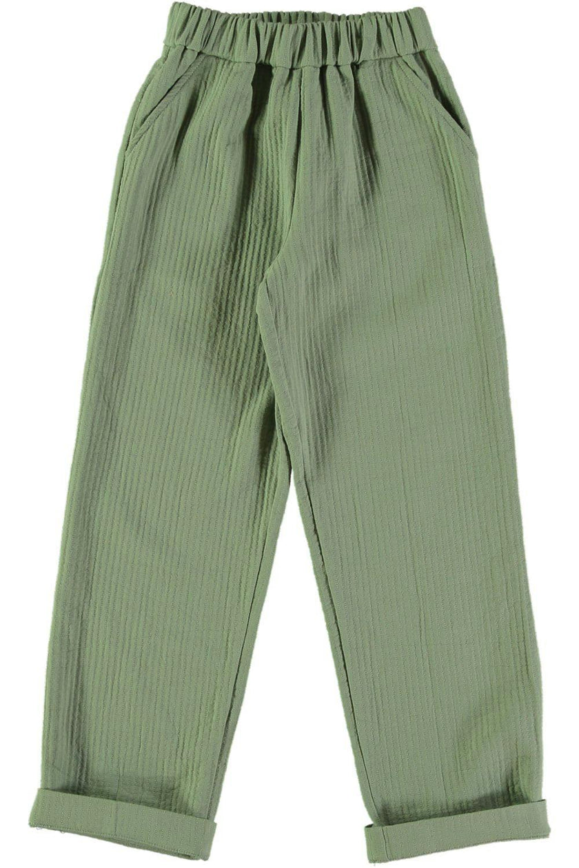 Pantalon enfant Golfeur - Vert Matcha