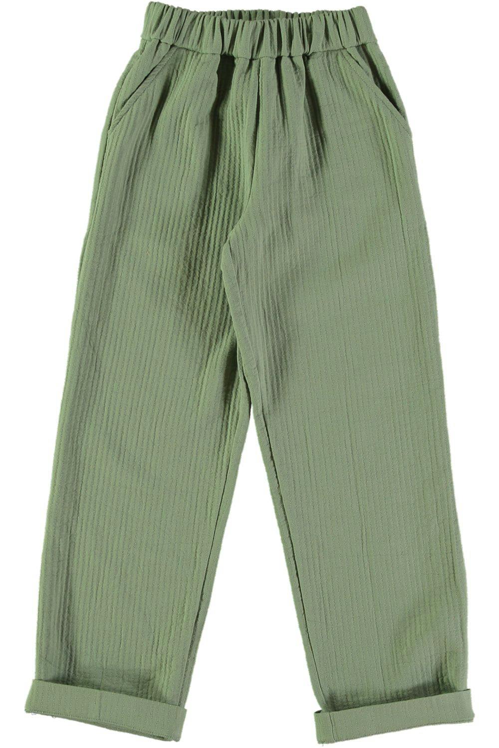 Pantalon enfant Golfeur - Vert Matcha
