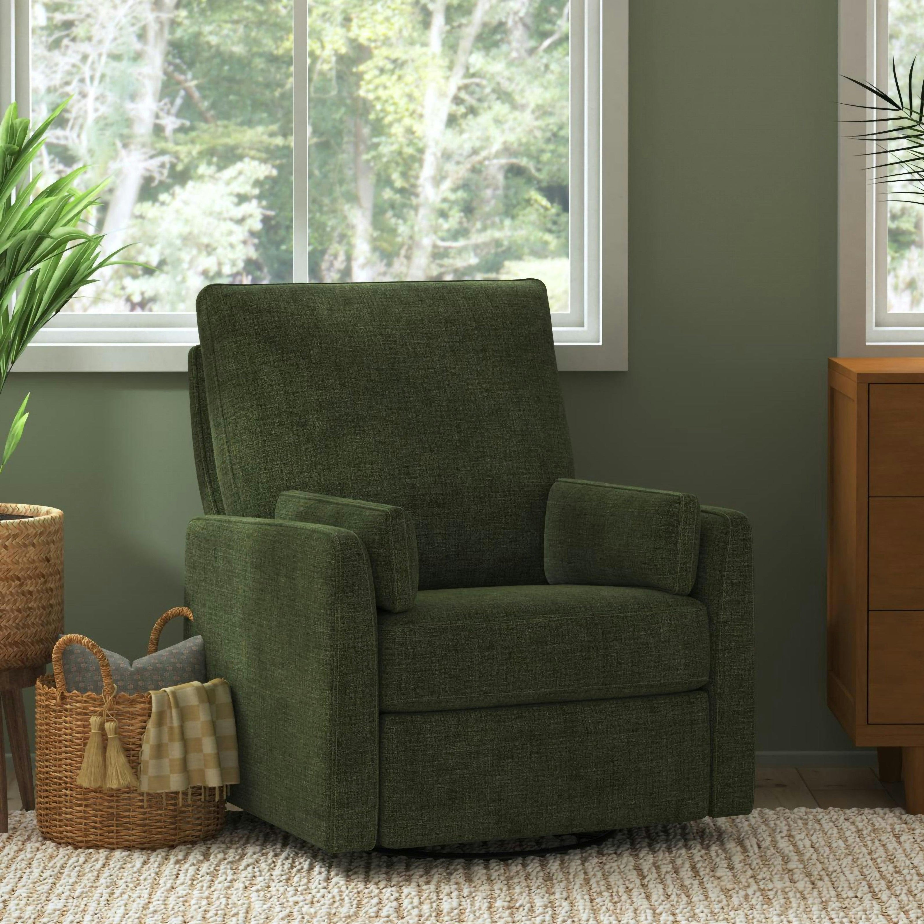 Carter's Ethan Recliner and Swivel Glider | Water Repellent & Stain Resistant fabric