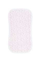 Pink Cheetah Print Burp Cloth