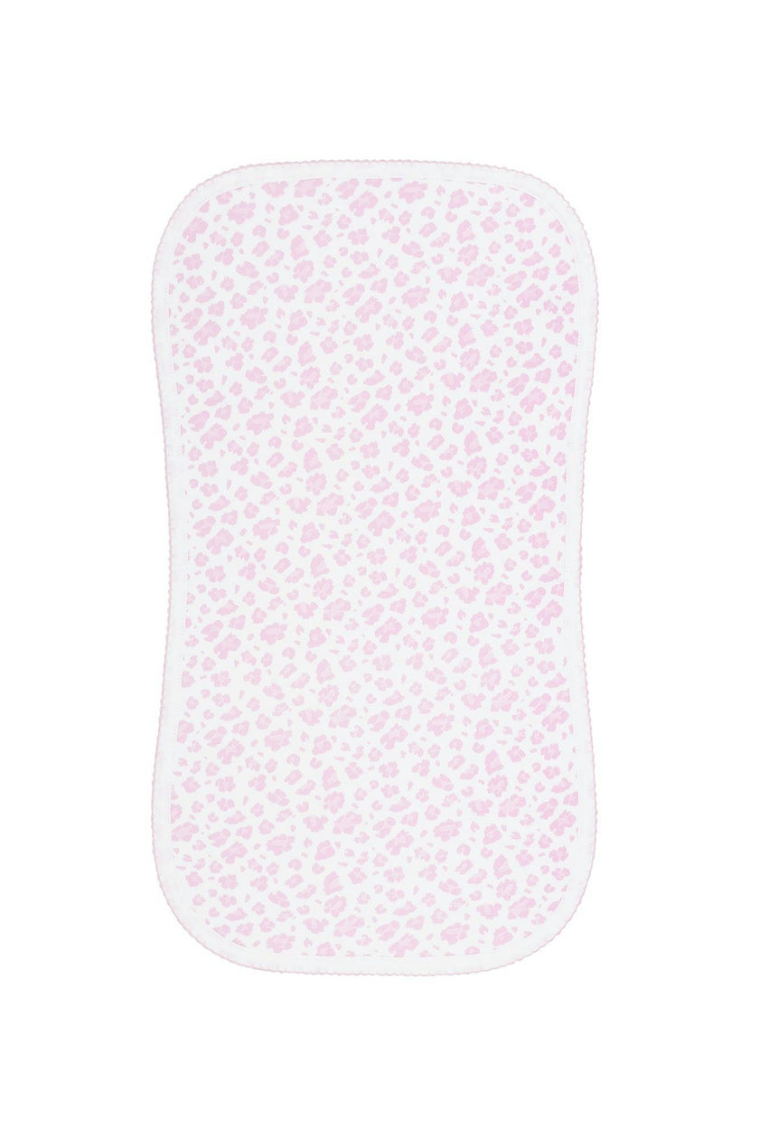 Pink Cheetah Print Burp Cloth