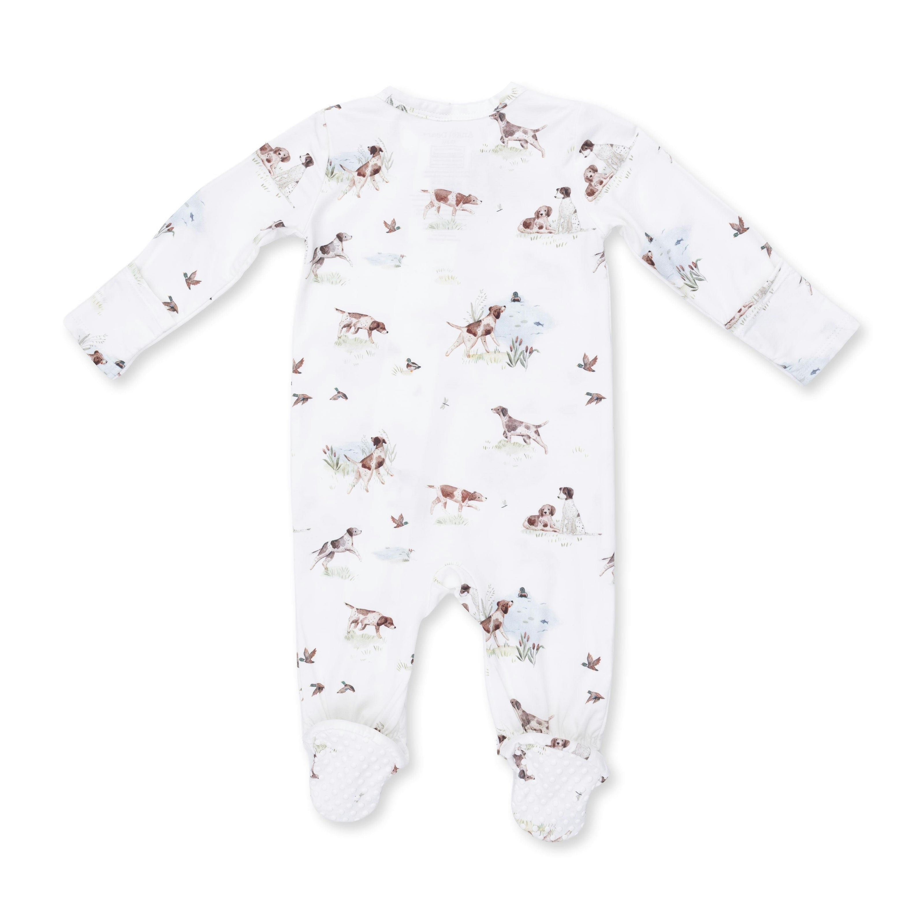 Pointer Pups and Duck Buddies - 2 Way Zipper Footie