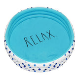 Mini Pool with Indigo Polka Dots
