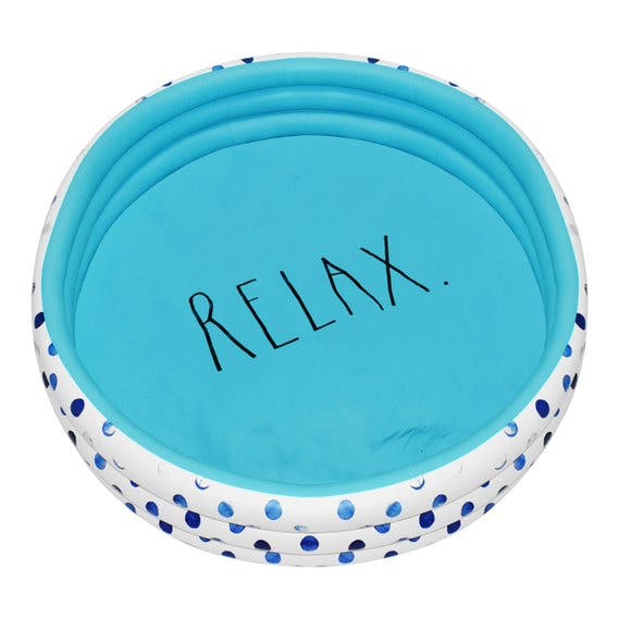 Mini Pool with Indigo Polka Dots