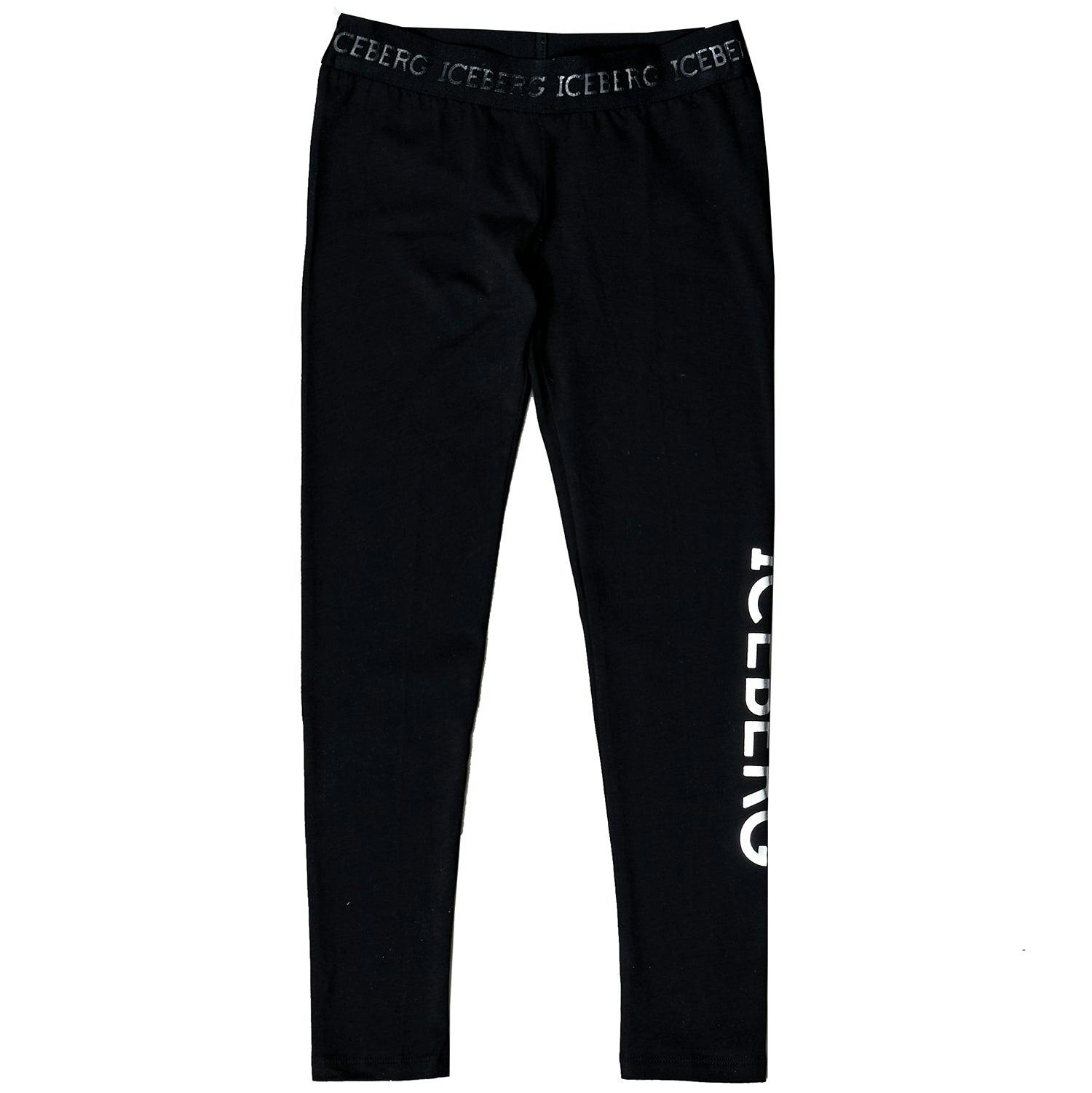 ICEBERG Logo Stripe Leggings