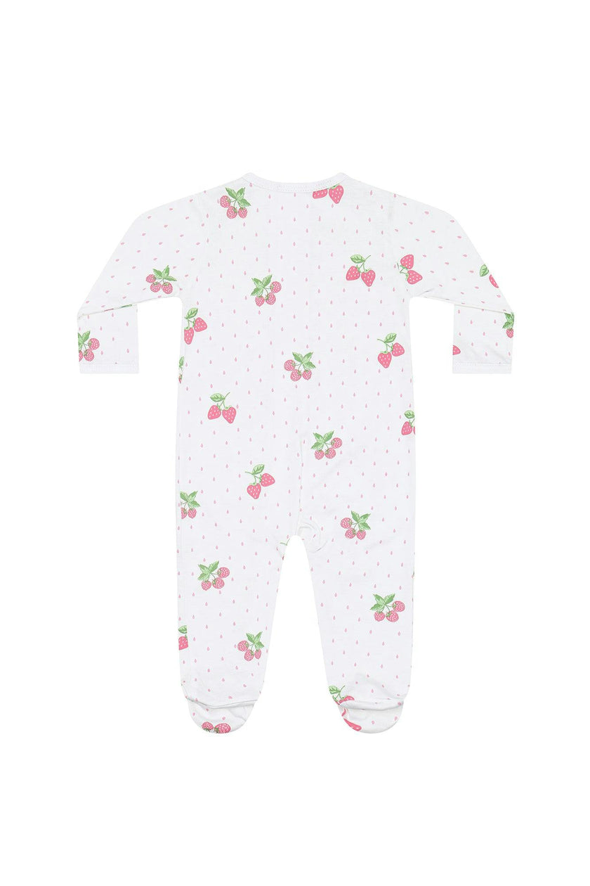 Berries Zipper Footie