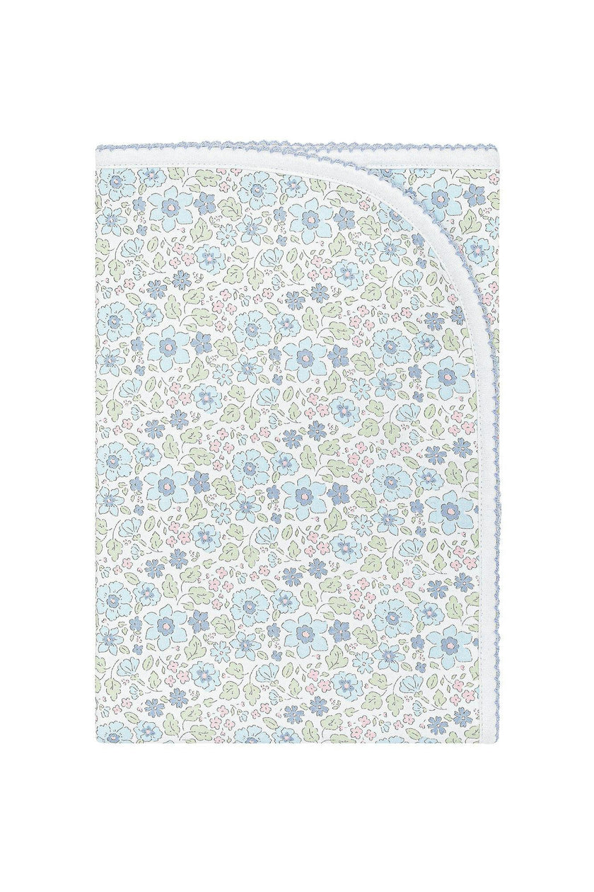 Blue Meadow Receiving Blanket