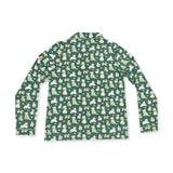 Christmas Dogs Uni - Adult Long Sleeve Coat Style and Pant with Pockets