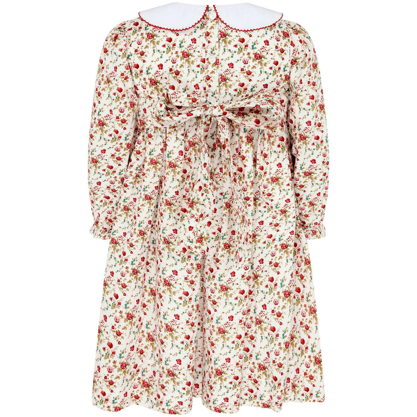 Flora Hand Smocked Floral Dress