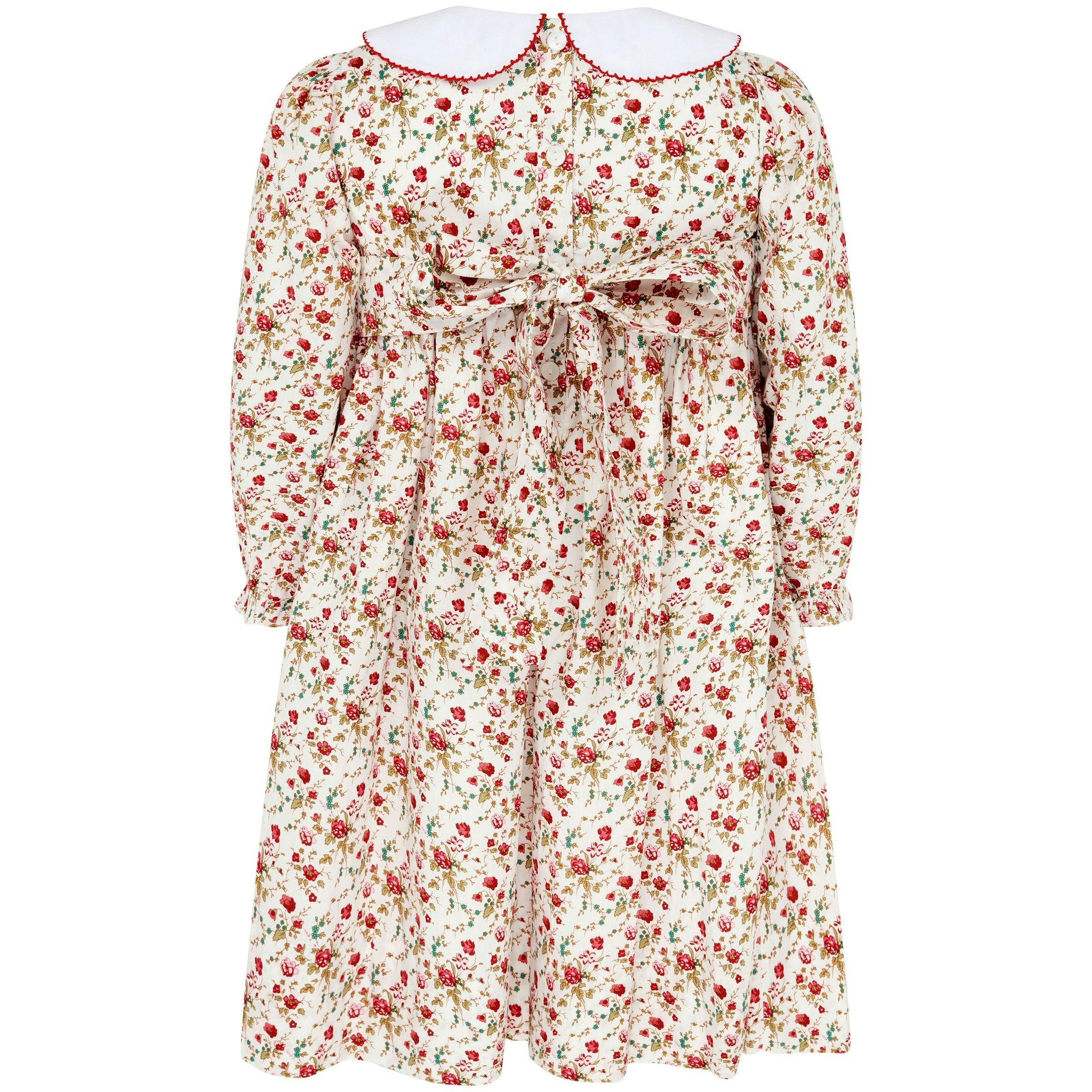 Flora Hand Smocked Floral Dress