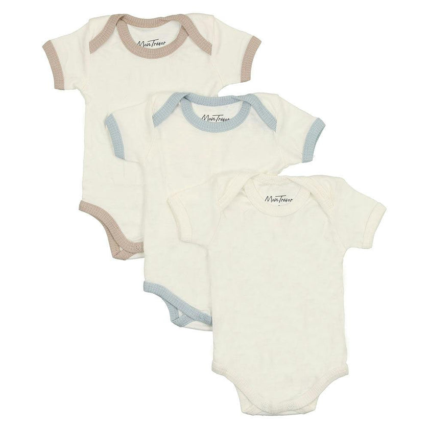Short Sleeve Modal Onesie 3 Pack