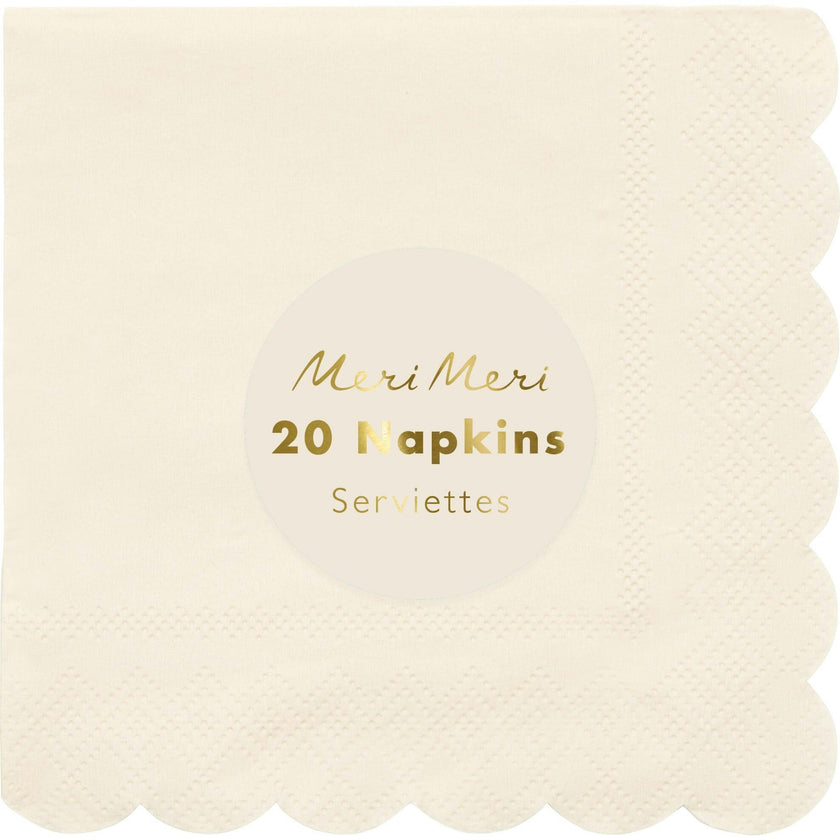 Cream Napkins
