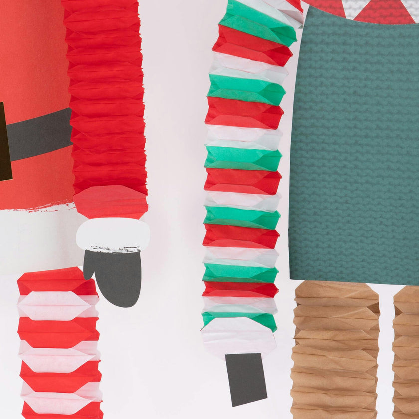 Long Legged Santa & Decorations