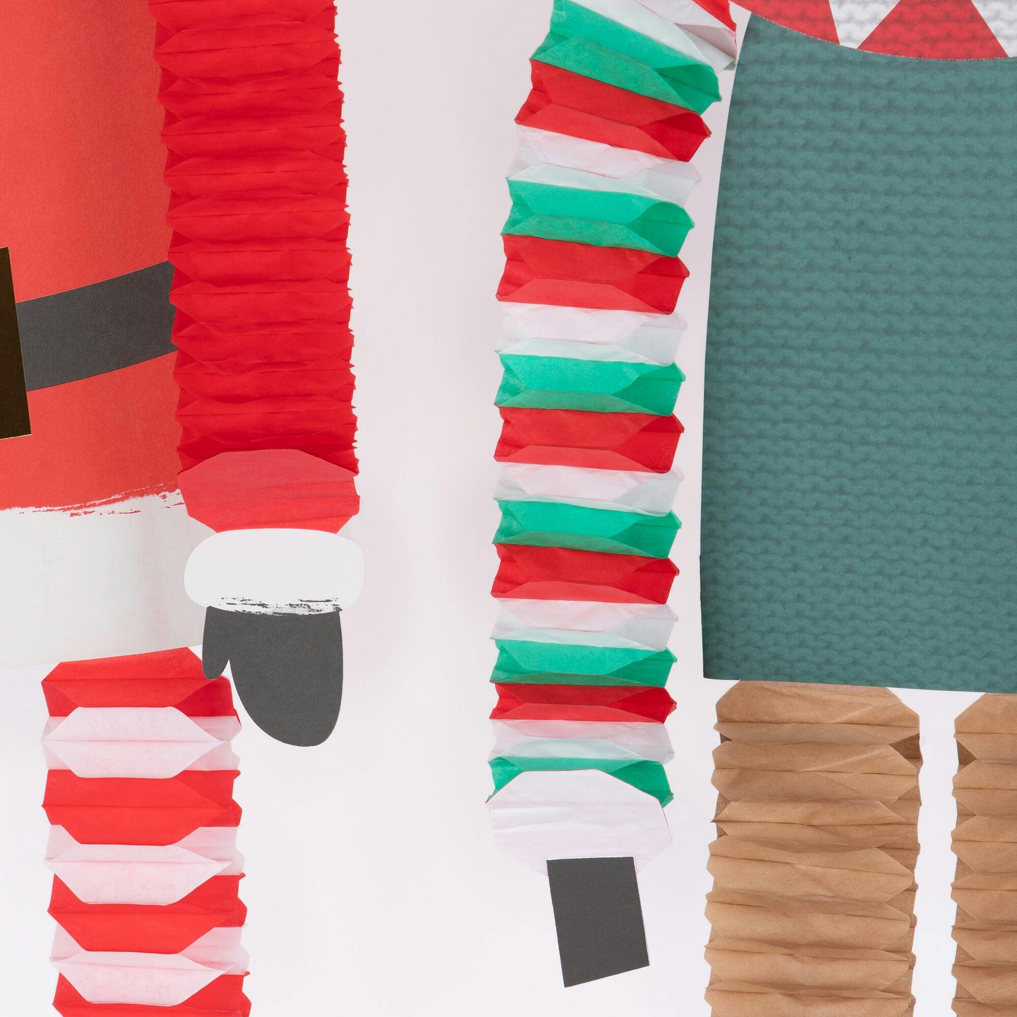 Long Legged Santa & Decorations