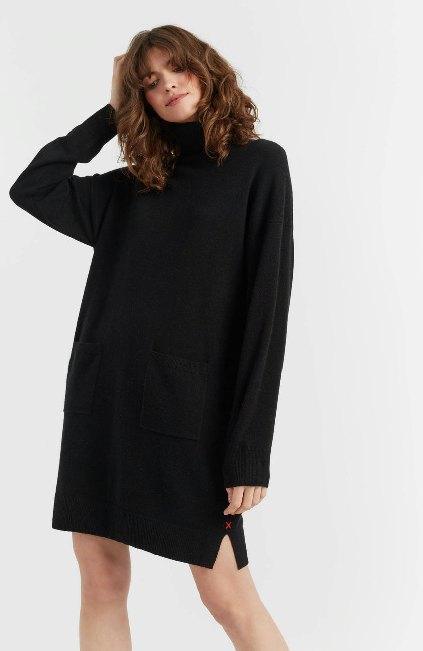 Cashmere Rollneck Dress