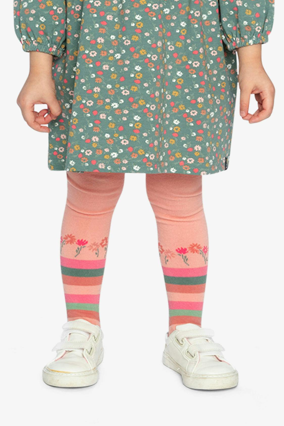 Tights Very Pale Pink And Green