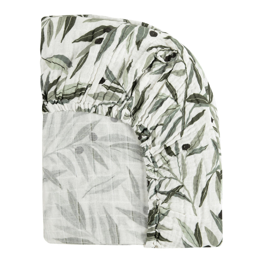 Babyletto All-Stages Midi Crib Sheet in GOTS Certified Organic Muslin Cotton