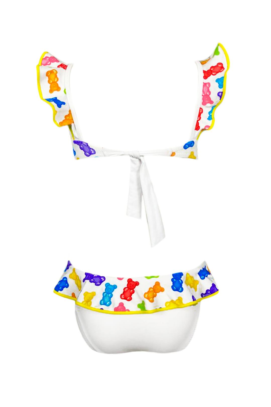 Mini Ruffle Shoulders & Waist Two-Piece Bikini