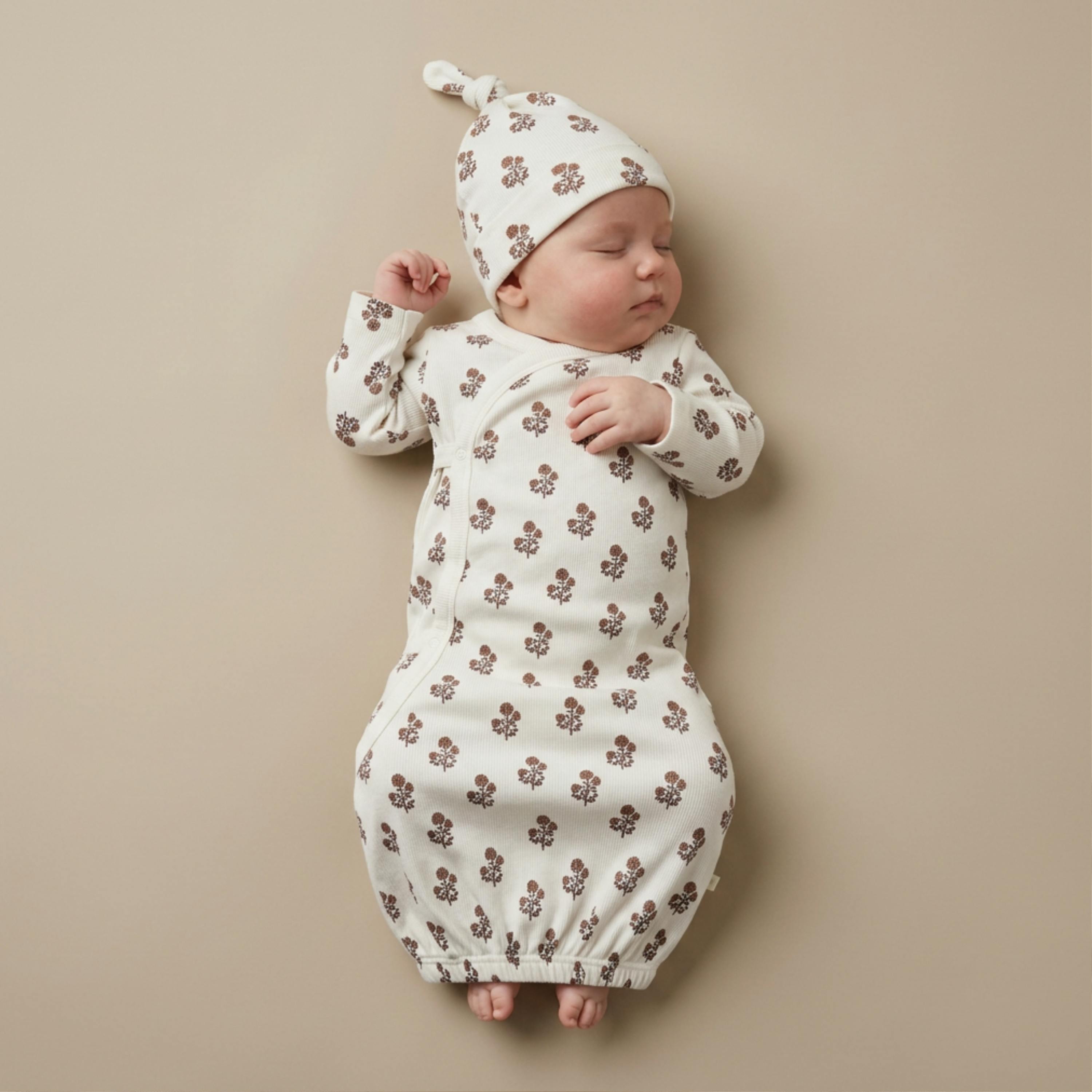 Organic Kimono Infant Sleep Gown - Loom