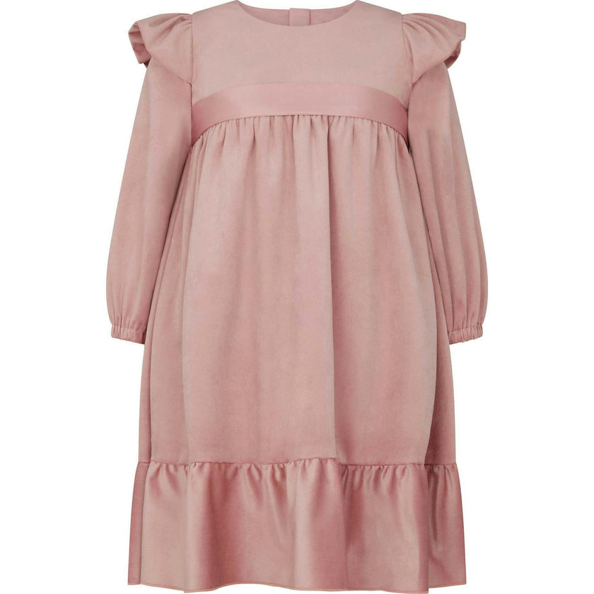 Chloe Velvet & Satin Bow Party Dress