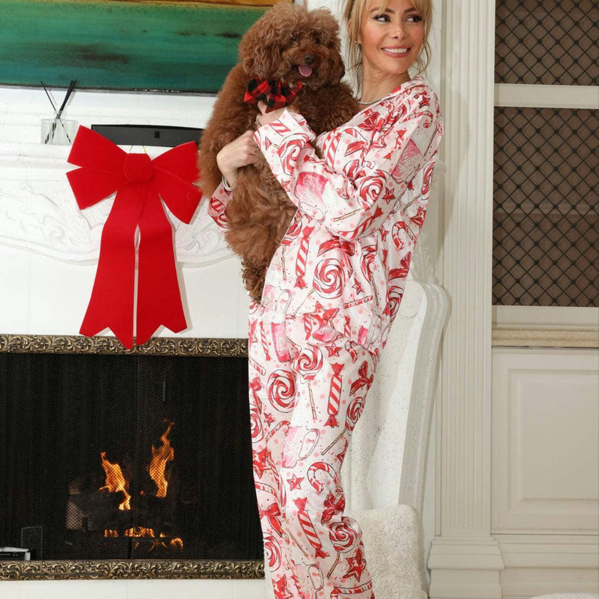 Women's Sweet Winter Silky Set