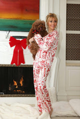 Women's Sweet Winter Silky Set