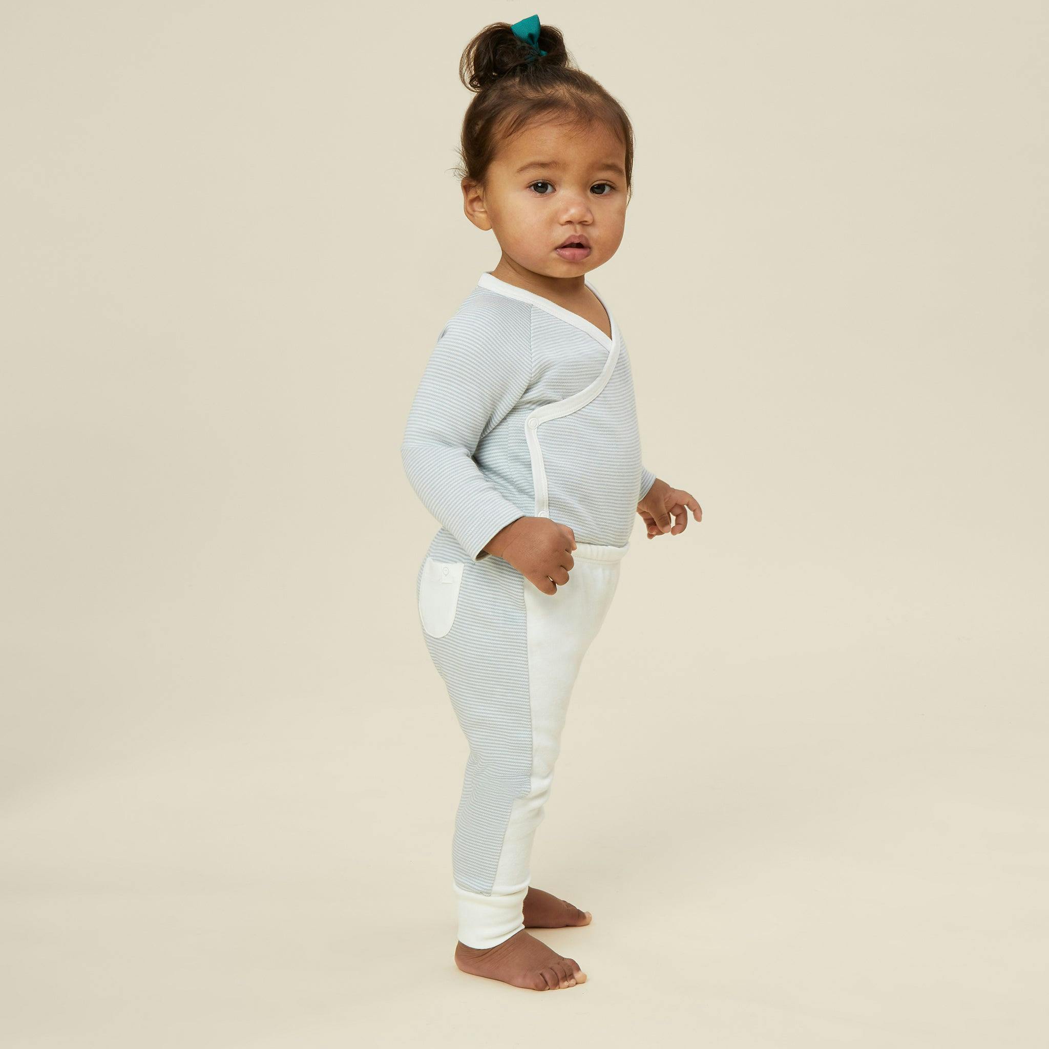 Everyday Joggers - Blue Stripe & White