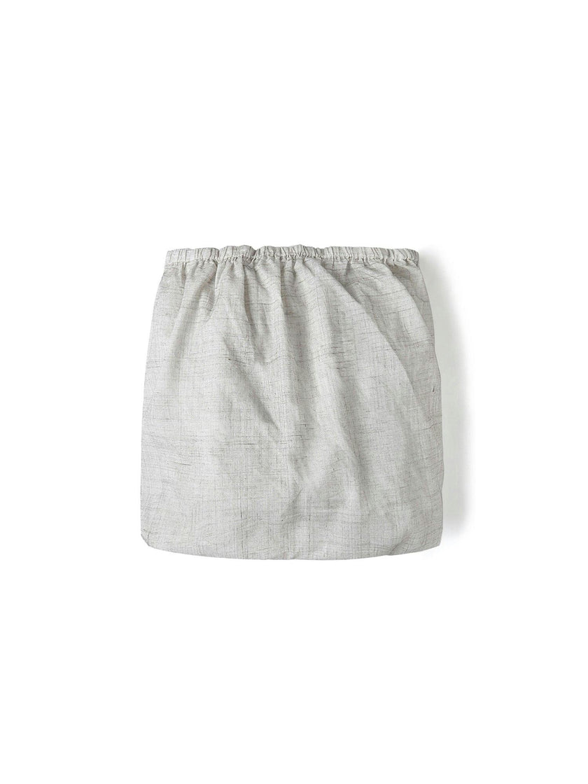 Brush-Stroked Cotton Fitted Crib Sheet