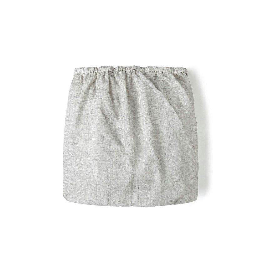 Brush-Stroked Cotton Fitted Crib Sheet