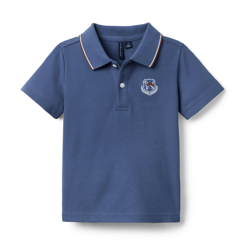 The Dog Pique Polo, blue