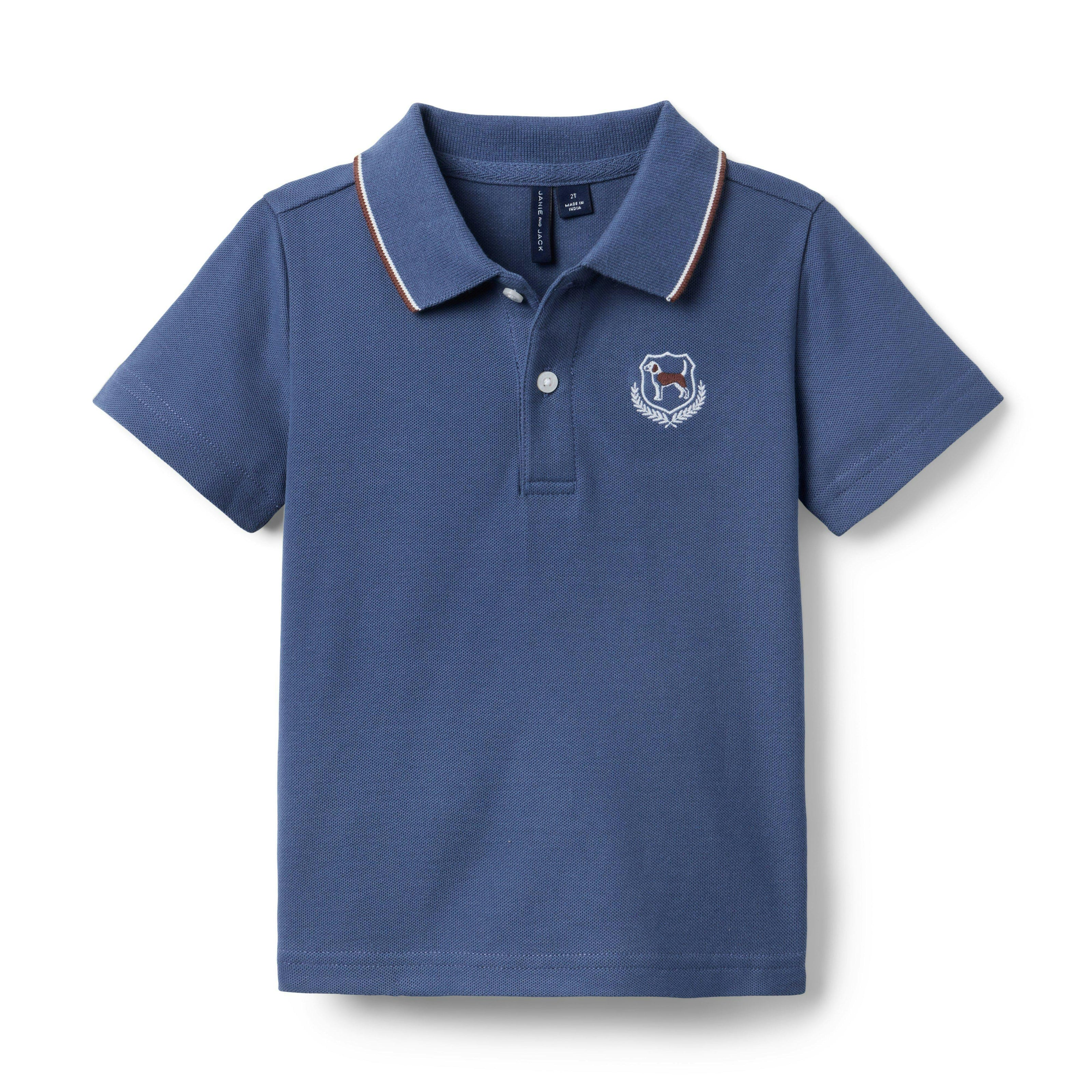The Dog Pique Polo, blue