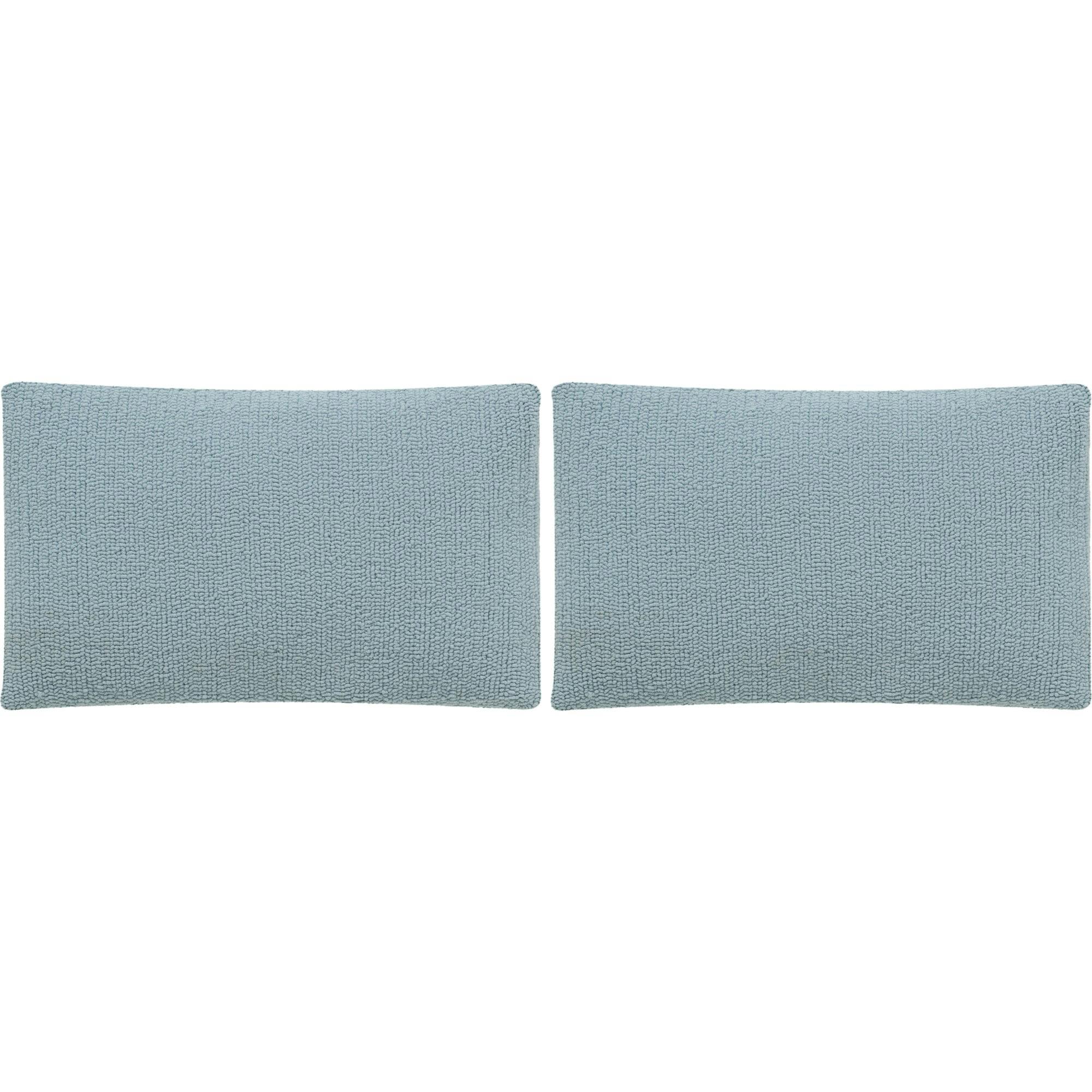 Set of 2 Soleil Solid Indoor/Outdoor Pillow