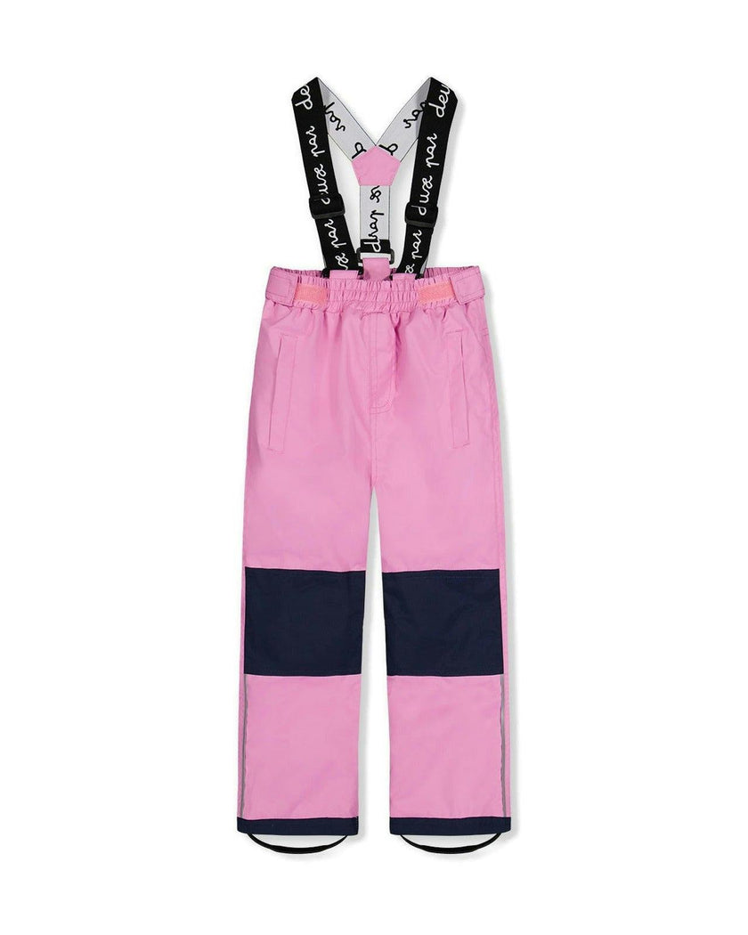 Light Weight Two Piece Chill Snowsuit Pink Blue and Mauve