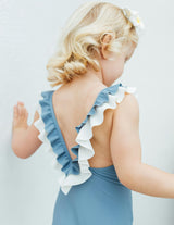 Penelope one piece - Dusty blue