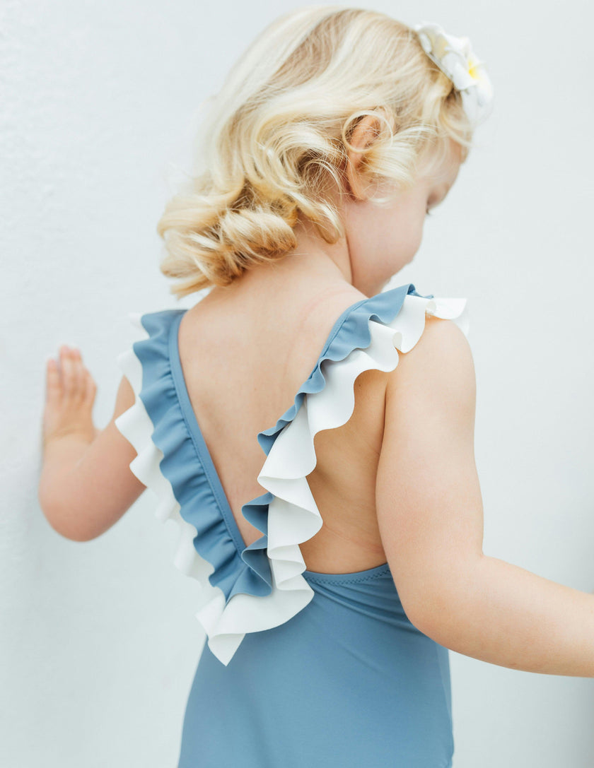 Penelope one piece - Dusty blue