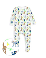 The Organic Zipper Footie [Monkeying Around]
