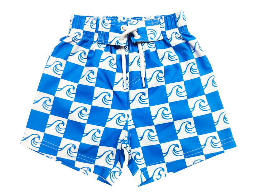 Kids Swim Board Short - Waves