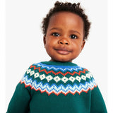 Baby fair isle sweater