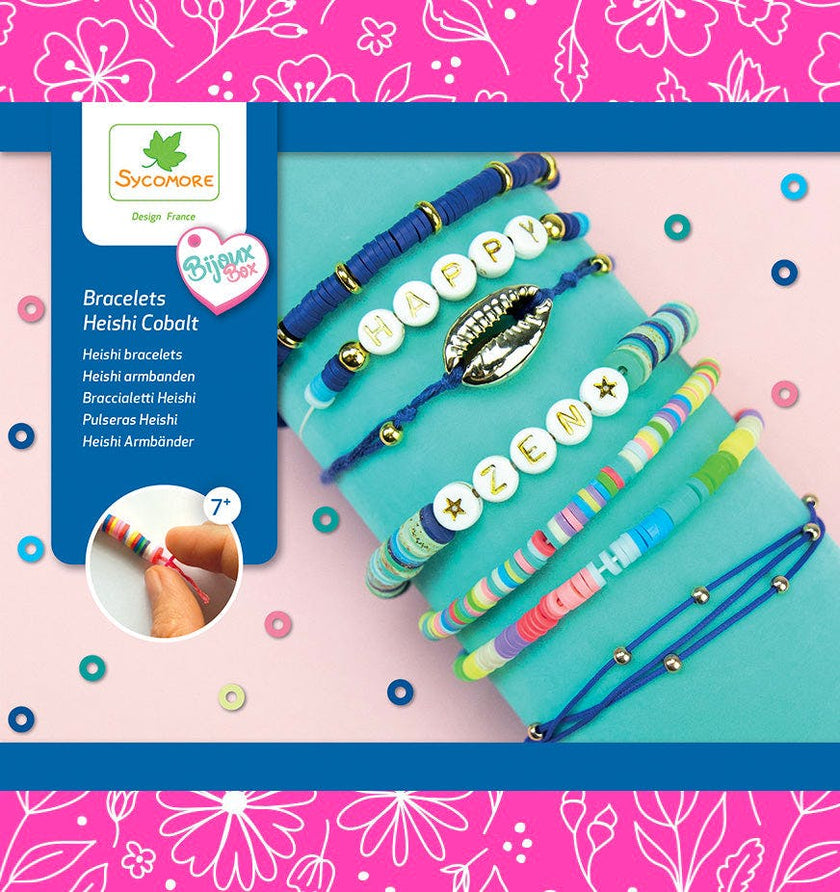 Bijoux Box - Heishi Beads Bracelets - Cobalt - 7y+