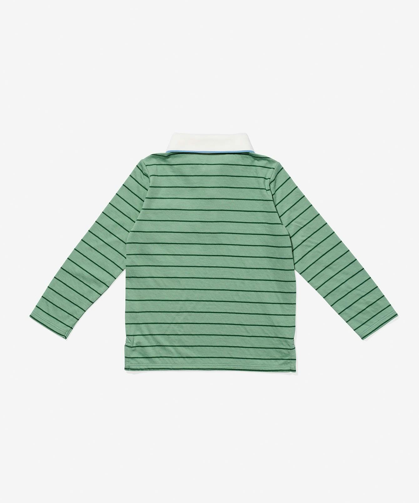 Parker Polo, Sage Fine Stripe