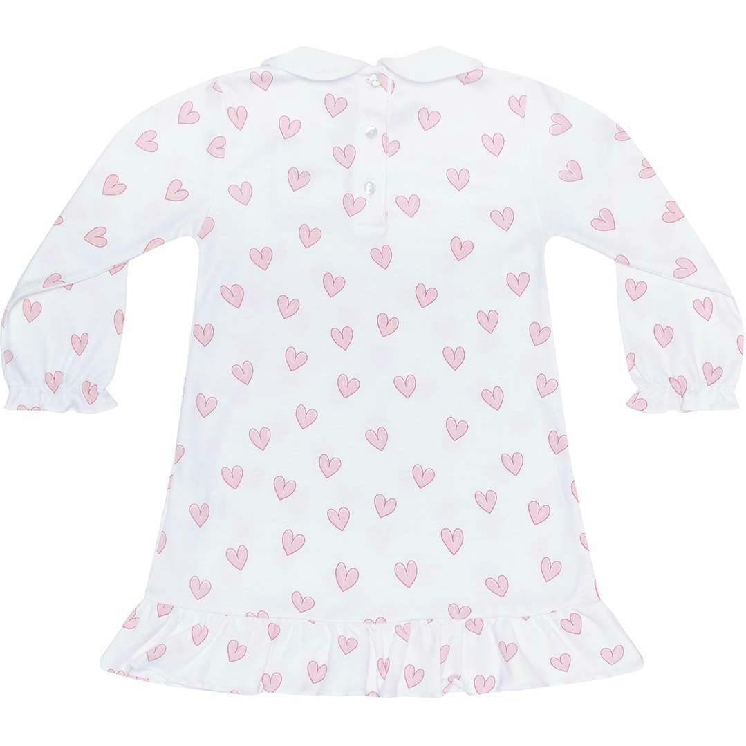Pink Heart Print Long Sleeve Playtime