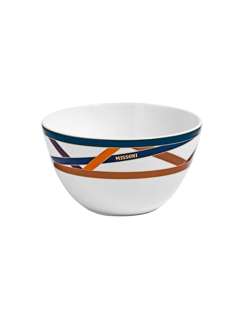 Rice Bowls NASTRI Set of 2  Multicolor diam. 4.5", H 2.3"