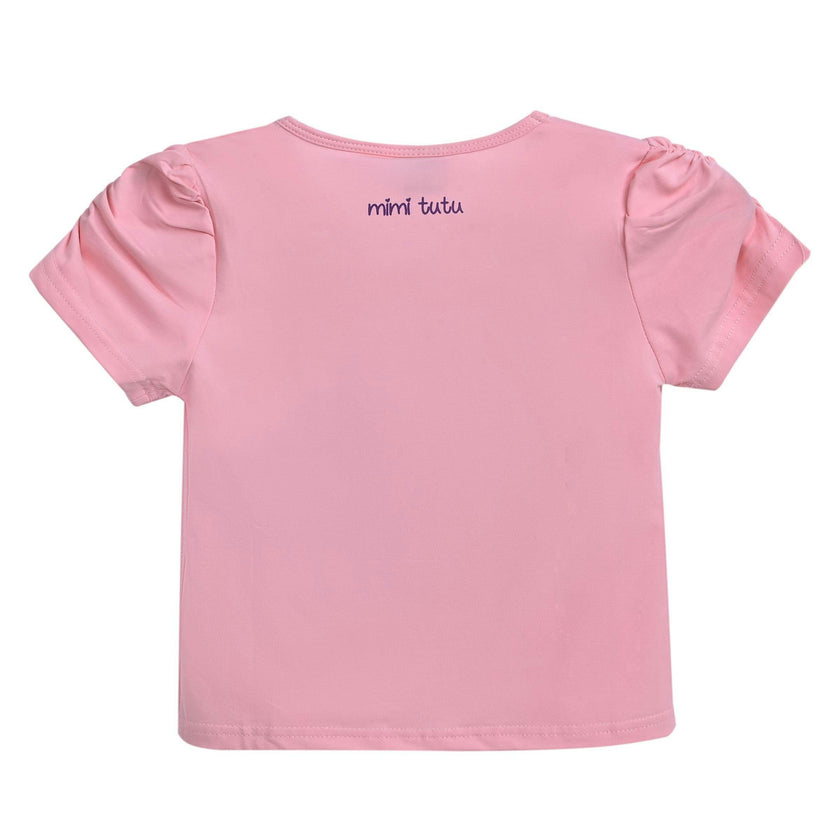 Pink Unicorn Applique T-Shirt