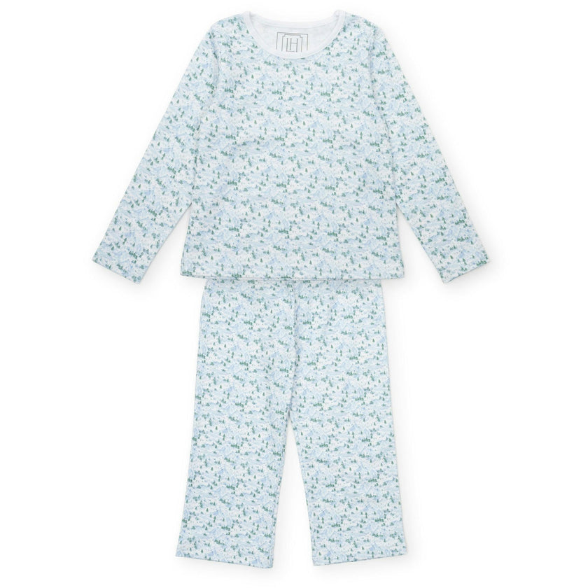 Millie Girls' Pant Set SnowCapped Mountains