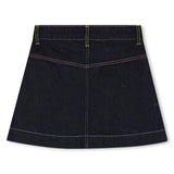 Blue Denim Heart Skirt