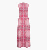 The Sloane Dress - Berry Paisley Scarf